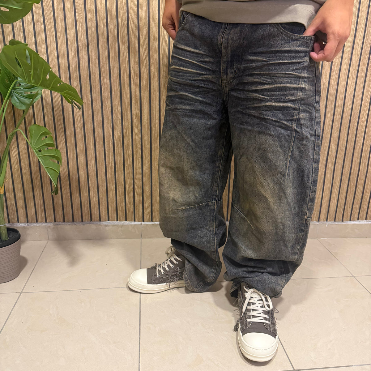 JEANS BAGGY LION