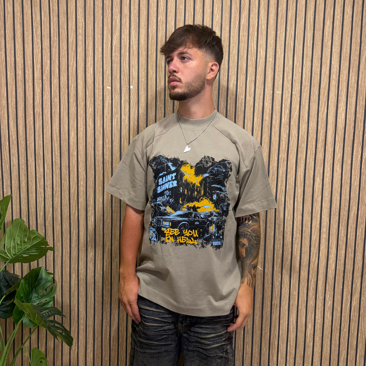 T-SHIRT SAINT SINNER