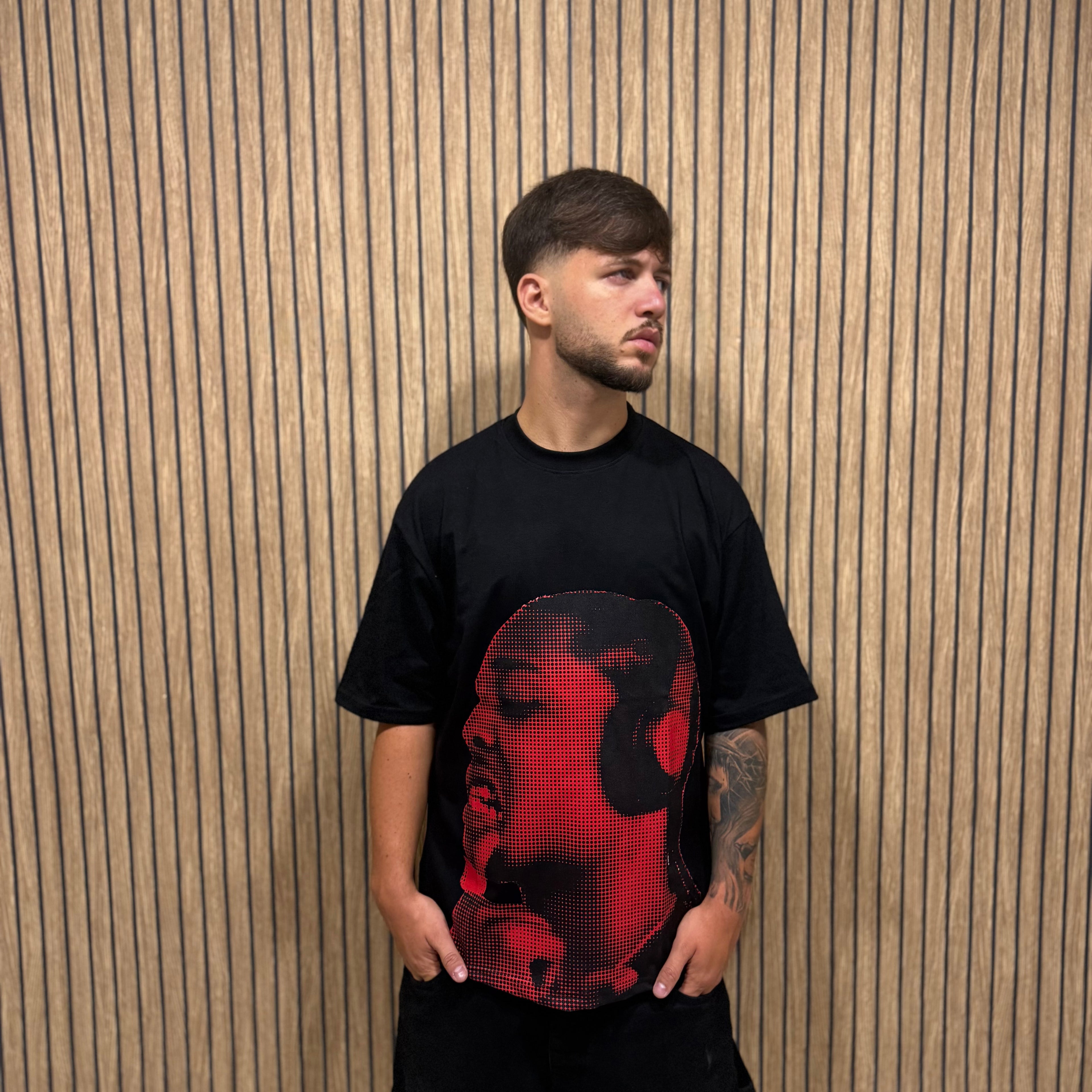 T-SHIRT FACE RED